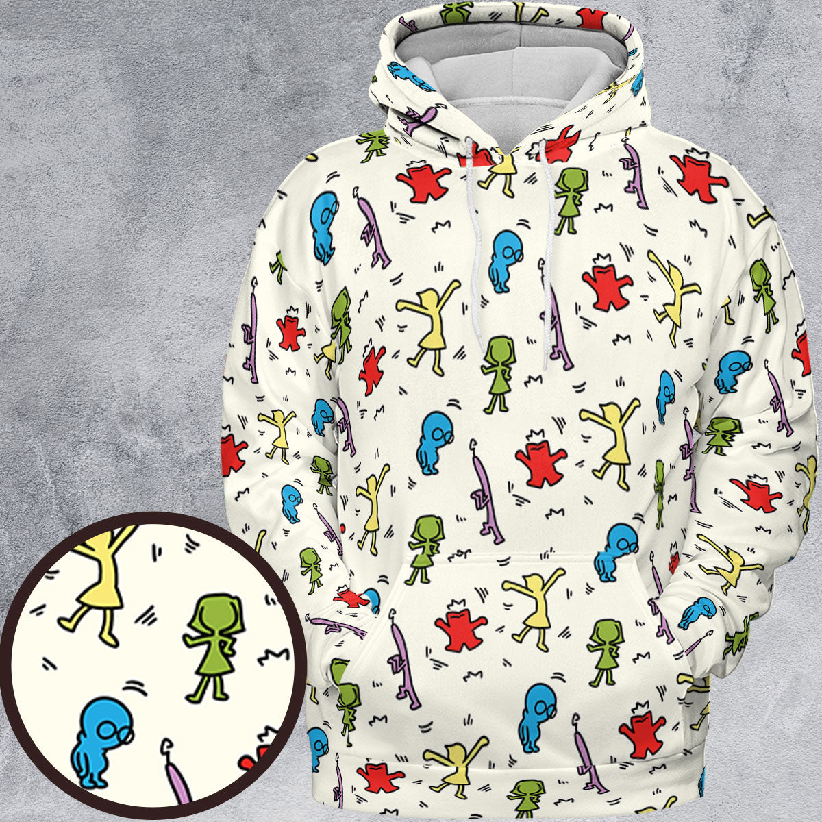All-over Print Hoodie - 5KNL6LL6