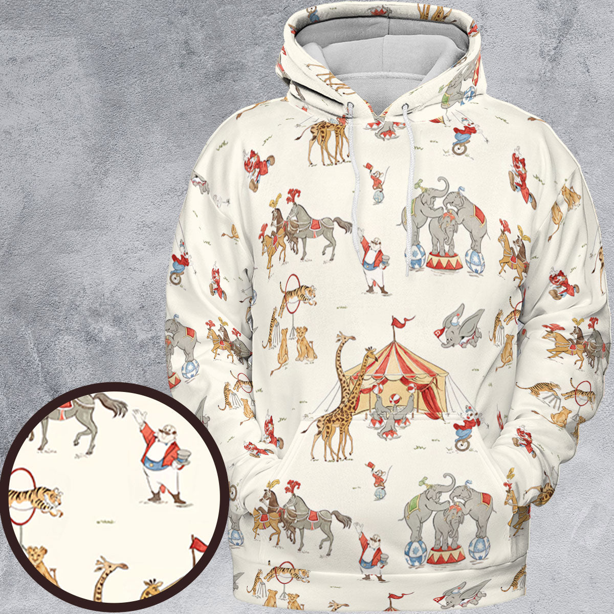 All-over Print Hoodie - KN6XQFZS