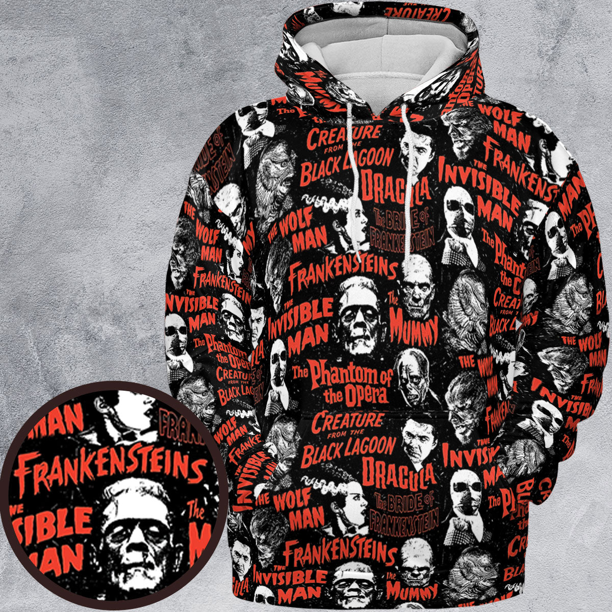 All-over Print Hoodie - HPGDJFHM