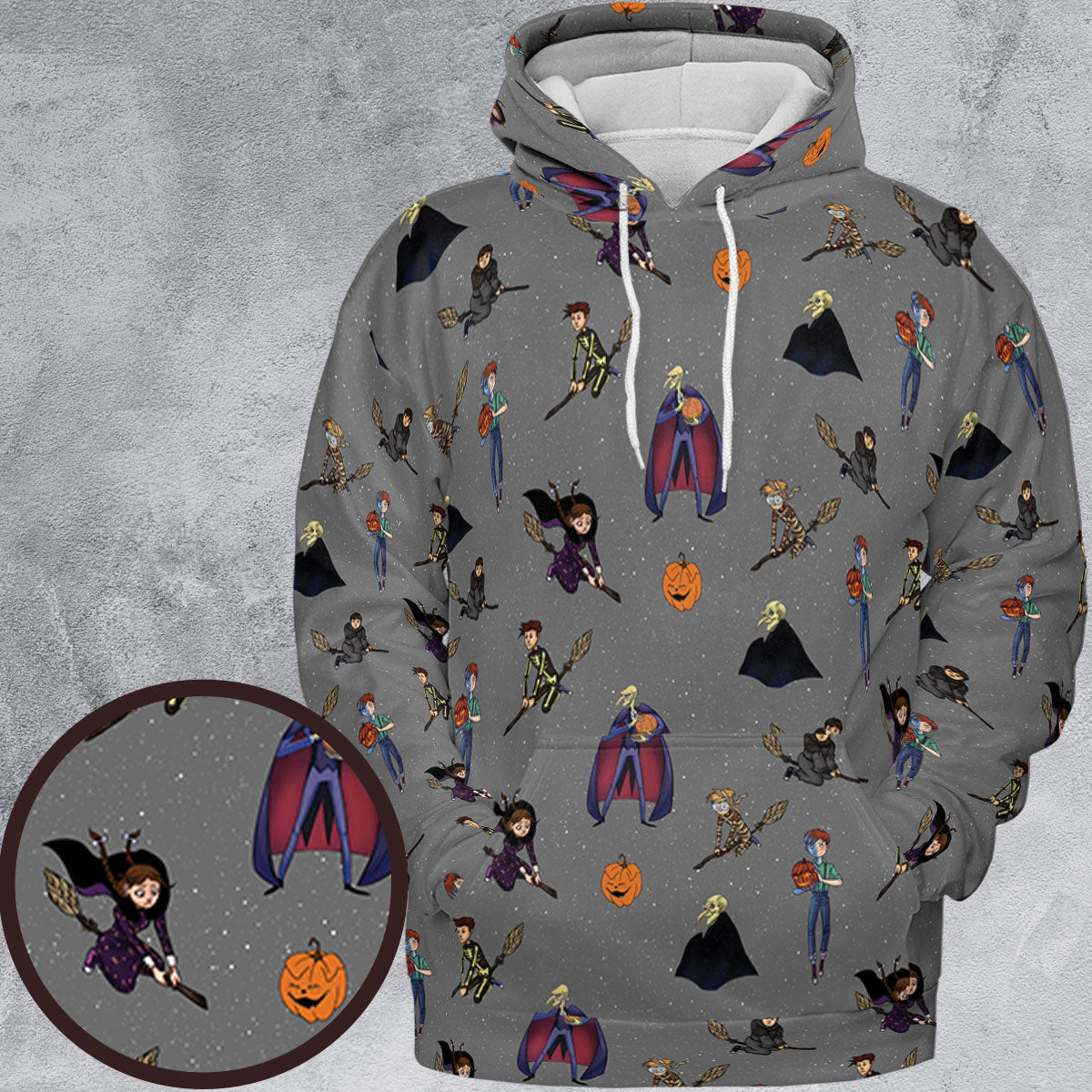 All-over Print Hoodie - 6P4WU7GQ