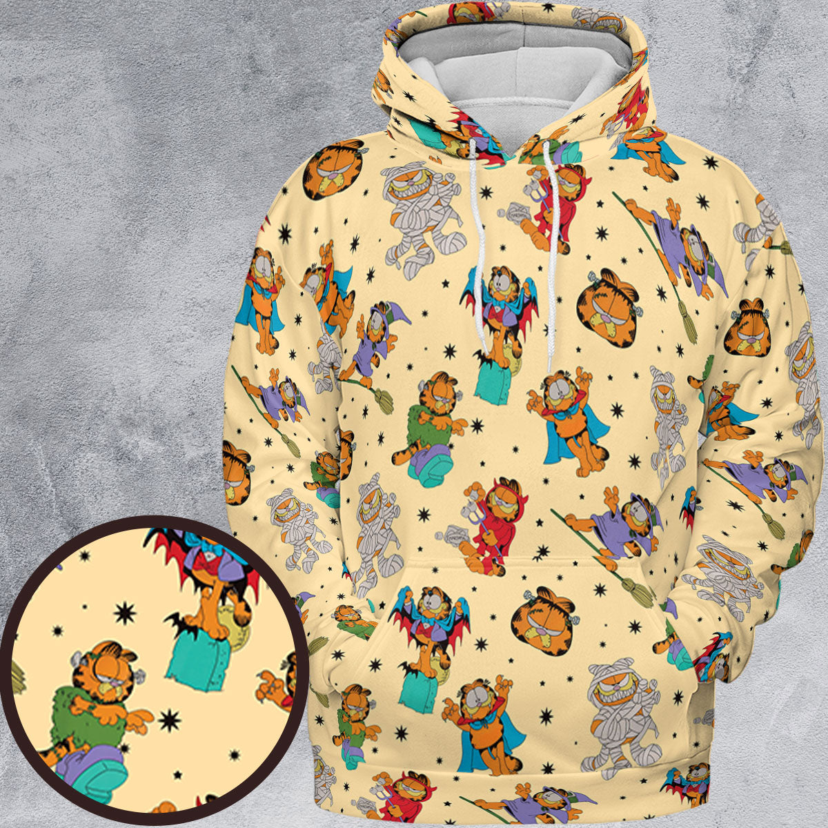 All-over Print Hoodie - 55XS6MHB