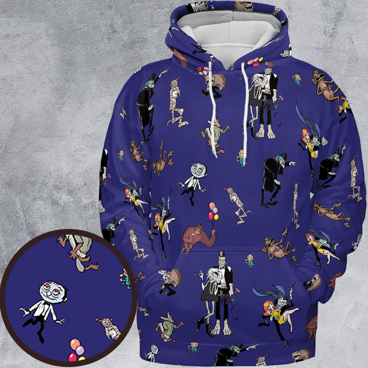 All-over Print Hoodie - V1WV7BP9