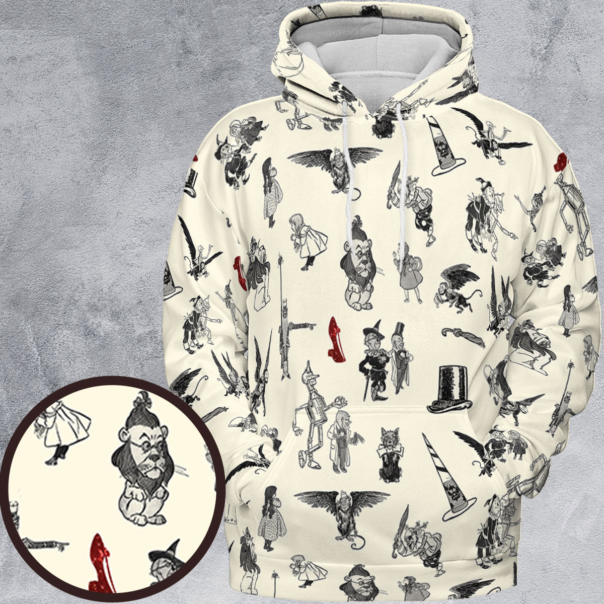 All-over Print Hoodie - ZTDAD1UU