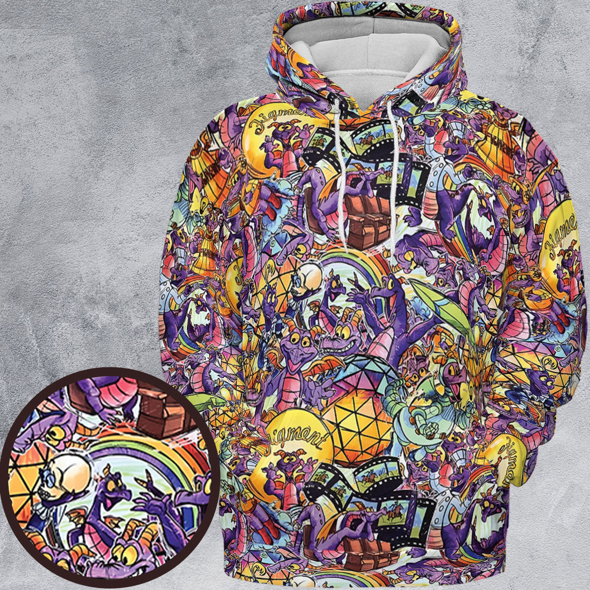 All-over Print Hoodie - 1EEWUZDZ