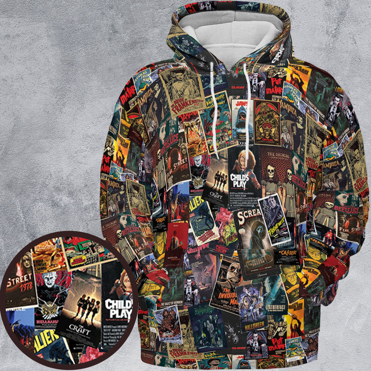All-over Print Hoodie - 27LERHAS