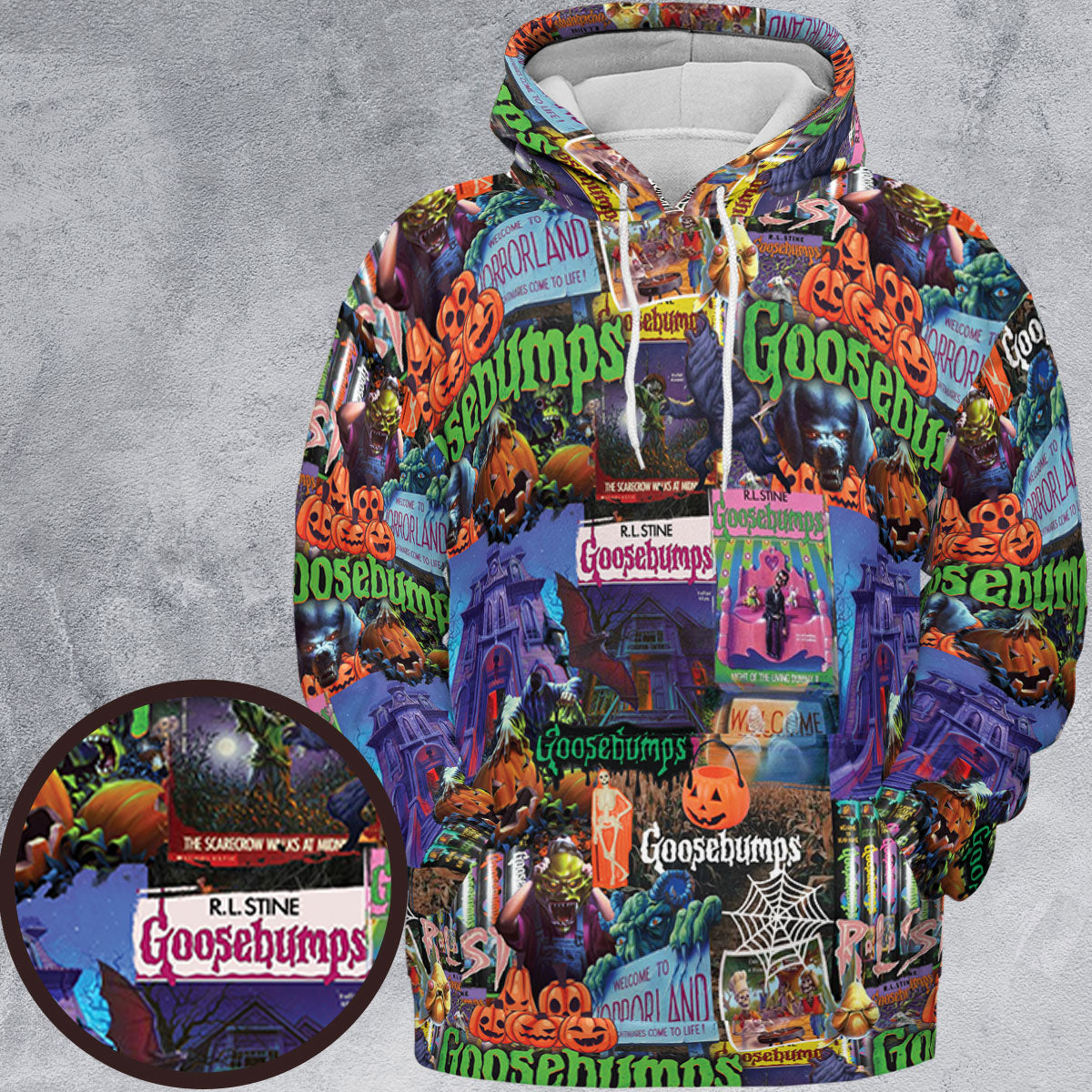 All-over Print Hoodie - QHBPU41U