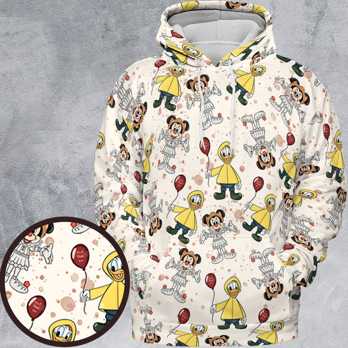 All-over Print Hoodie - U3E2V35V