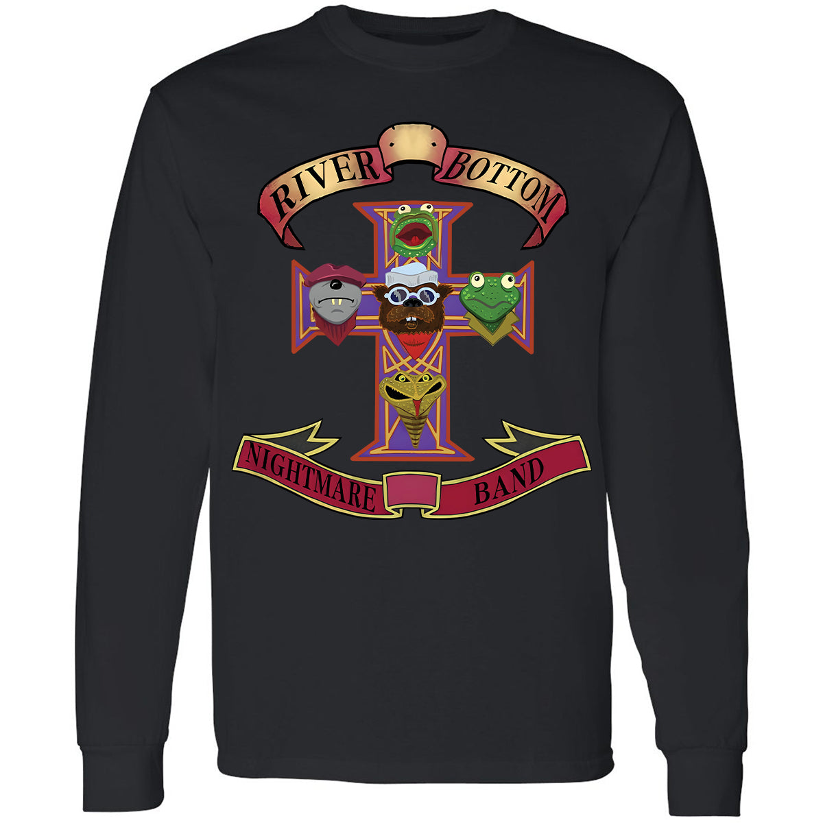 Long Sleeve T-Shirt - Black - THANGFIXED (Copy) - Black - 1