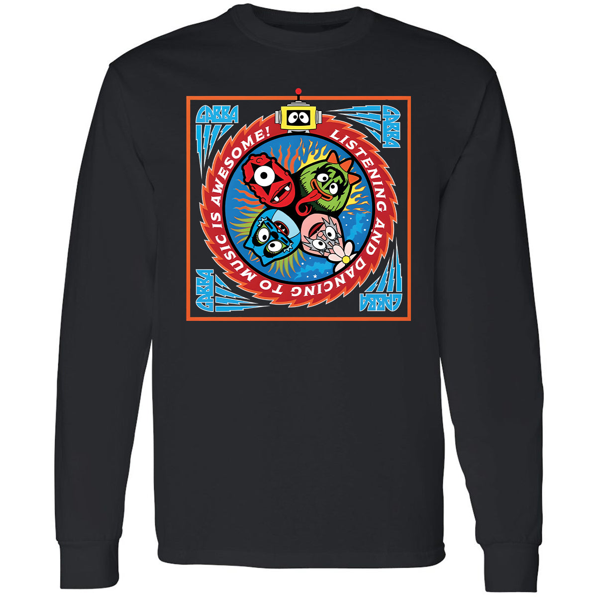 Long Sleeve T-Shirt - Black - Black - 1