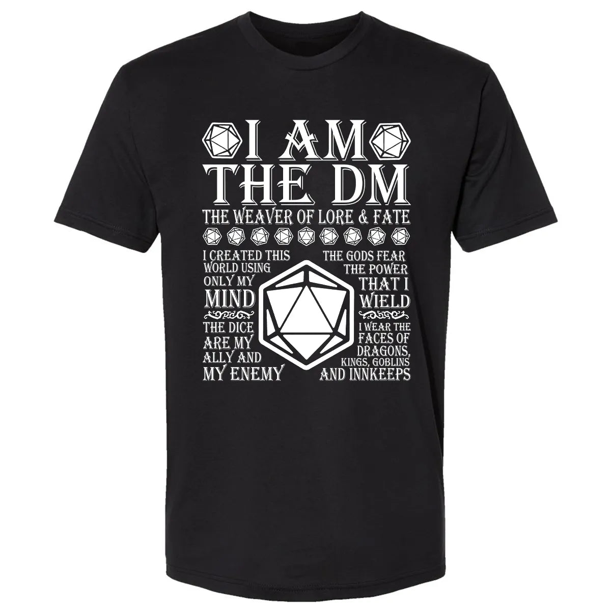 I Am The DM The Weaver Of Lore And Fate Premium Unisex T-shirt