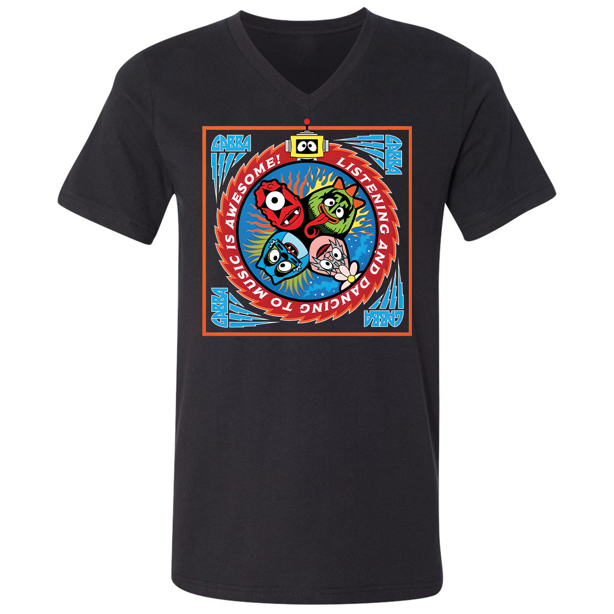 Listening and Dancing Yo Gabba Gabba! - Black - 1