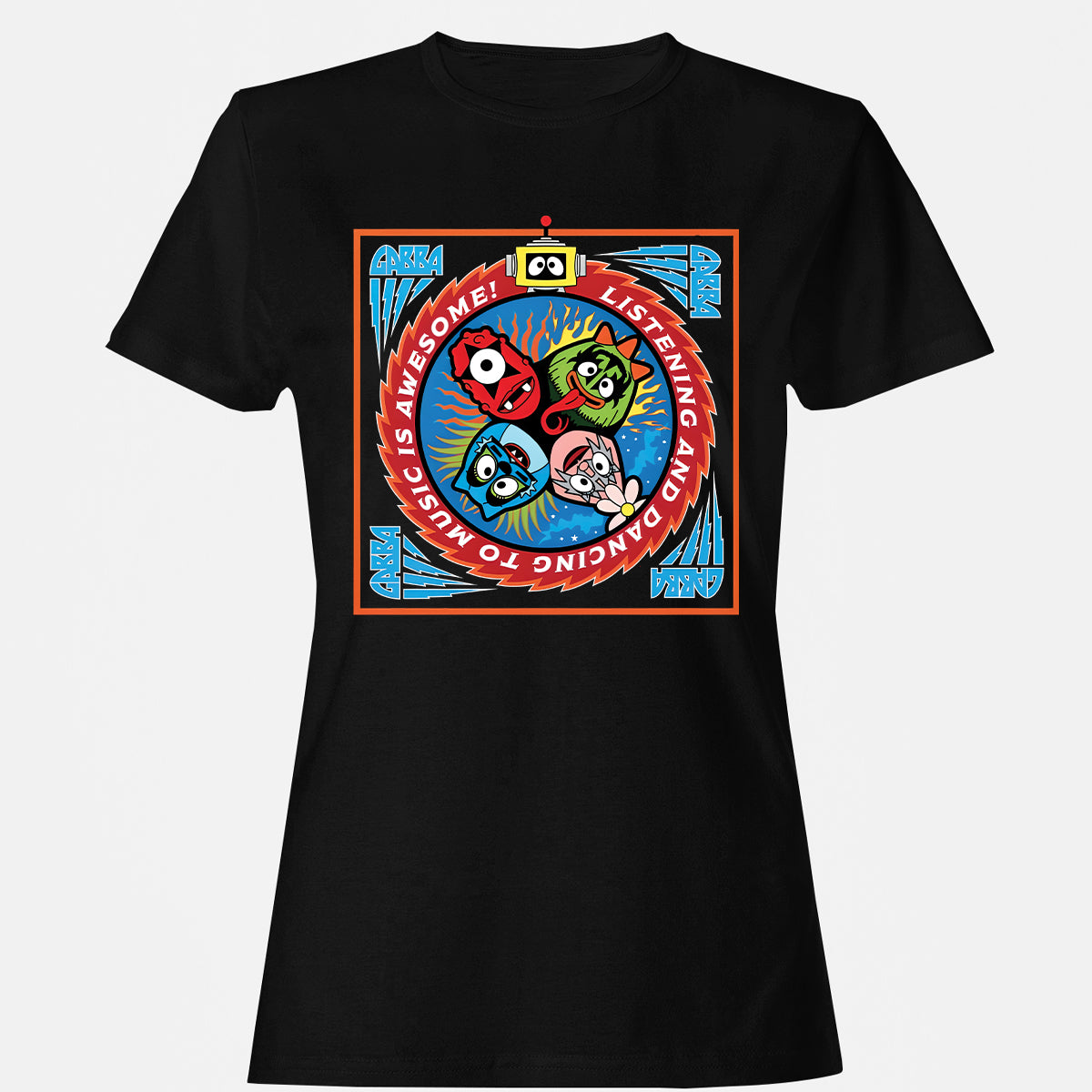 Listening and Dancing Yo Gabba Gabba! - Black - 1