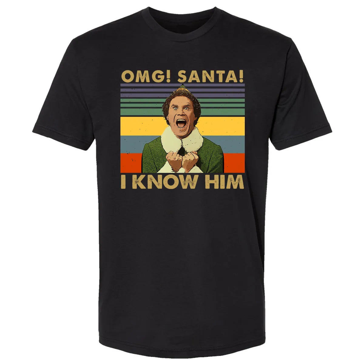 OMG Santa I Know Him Premium Unisex T-shirt