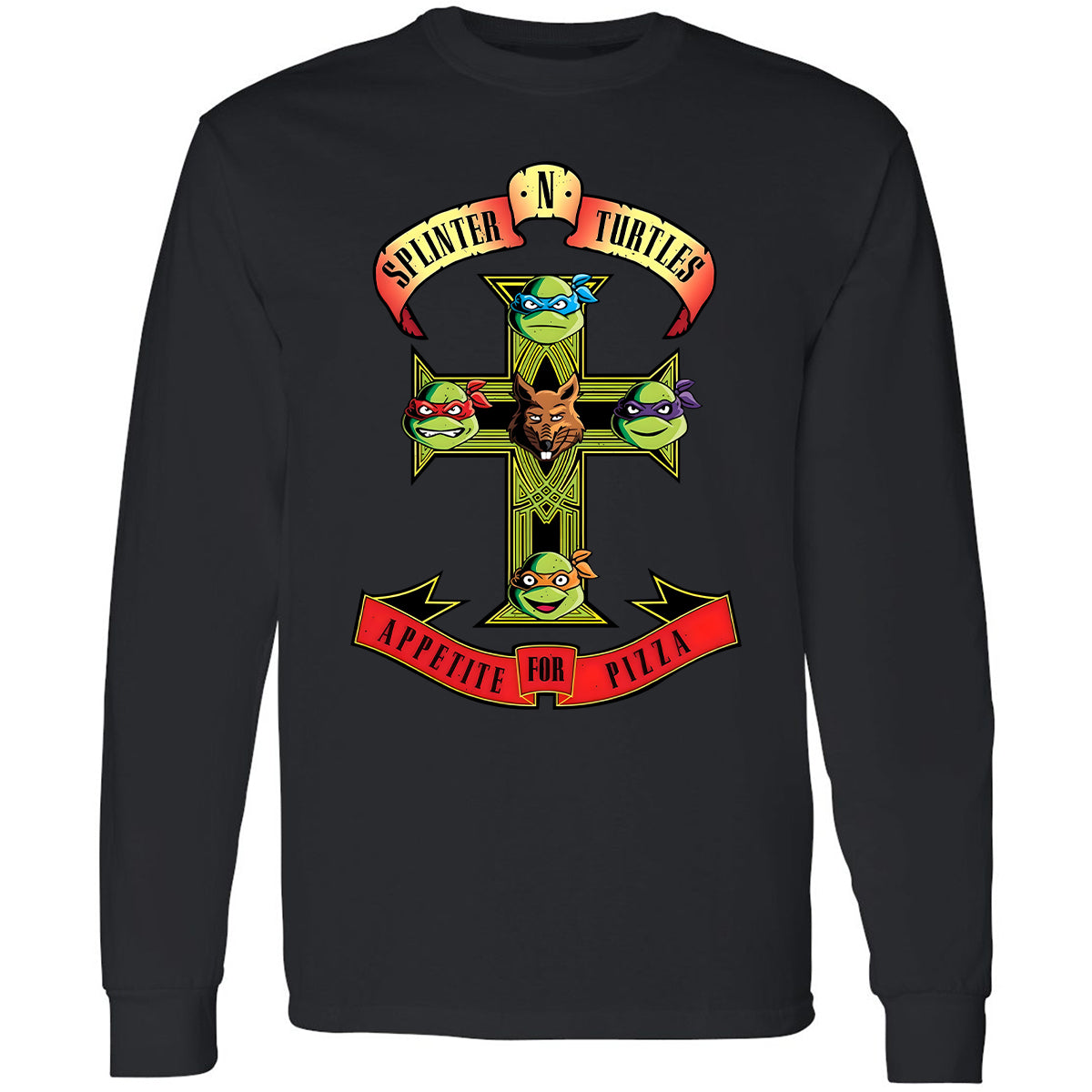 Long Sleeve T-Shirt - P5DT8JWJ - Black - 1