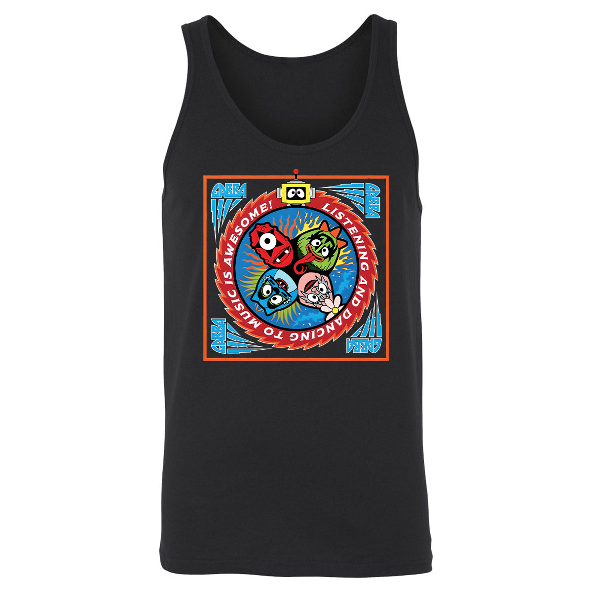 Listening and Dancing Yo Gabba Gabba! - Black - 1