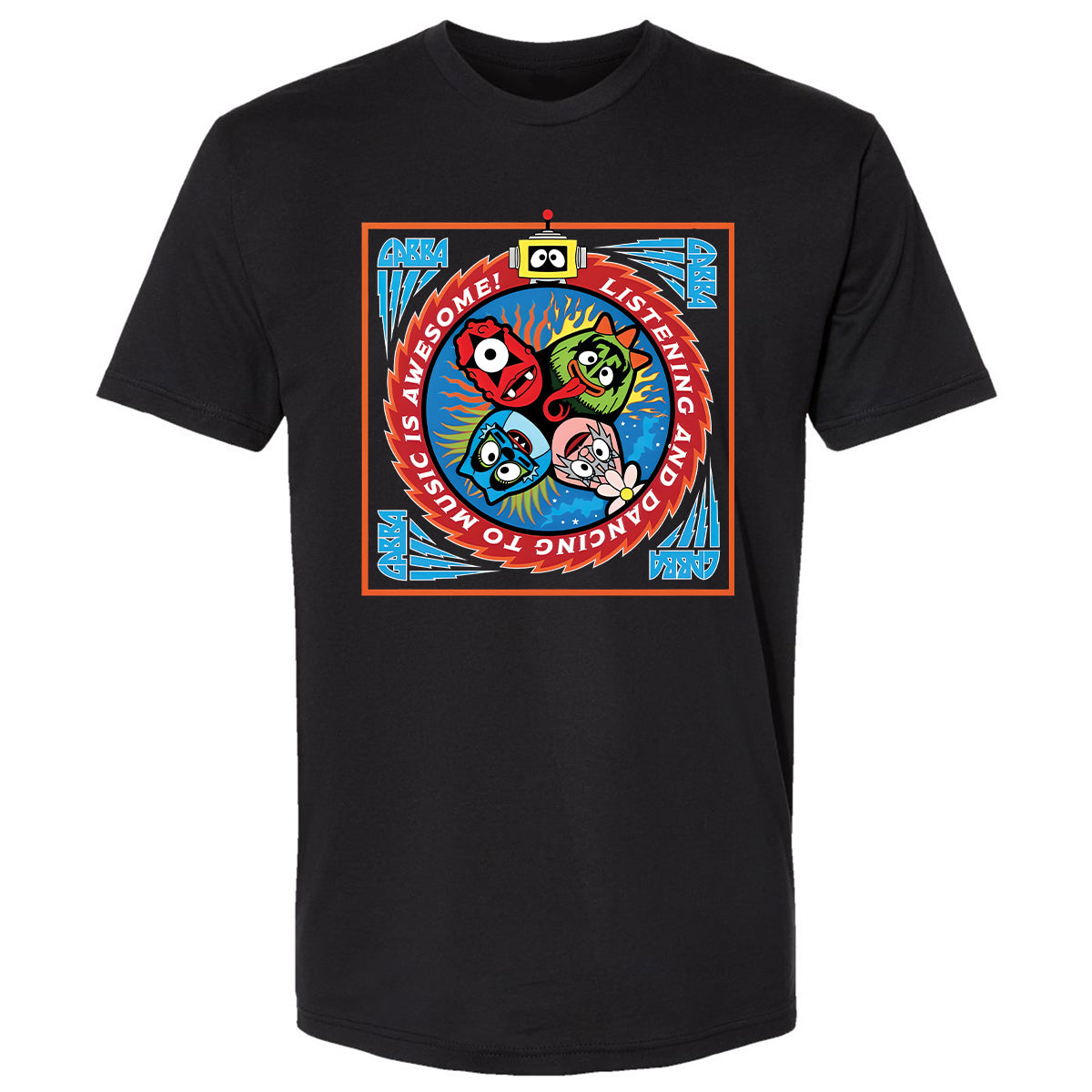 Listening and Dancing Yo Gabba Gabba! - Black - 1