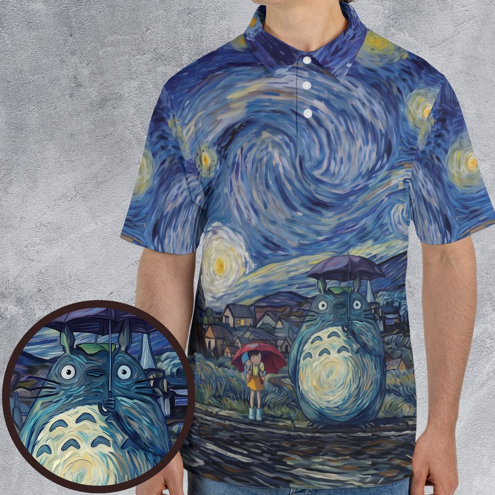 Starry Night with Totoro - Men - 1
