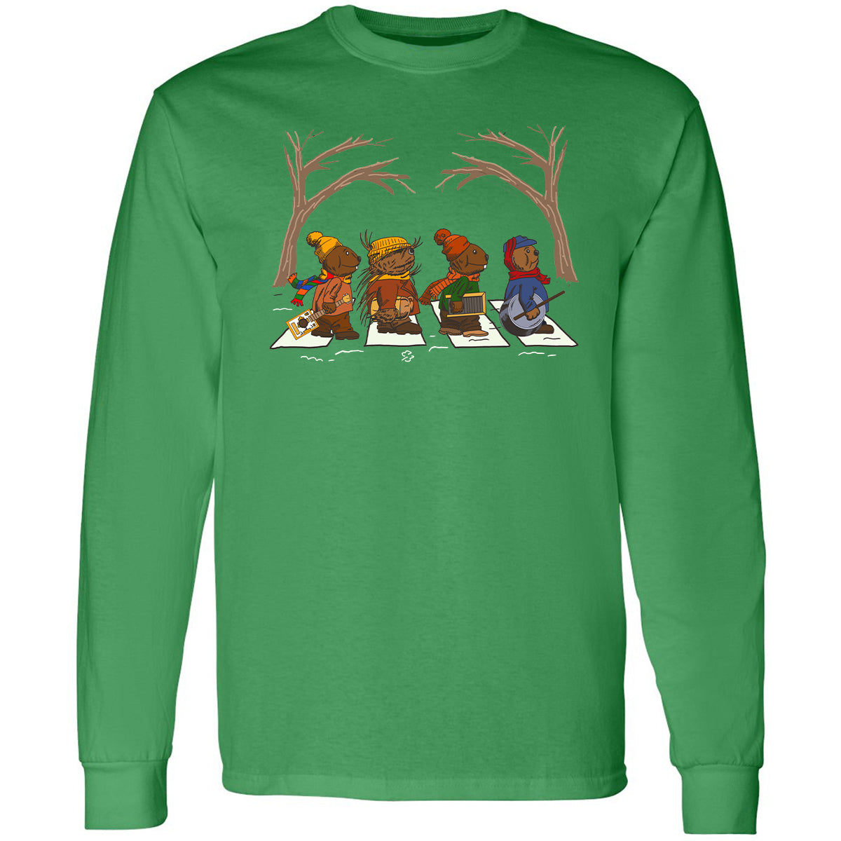 Long Sleeve T-Shirt - 9JSES1YR - Irish Green - 10