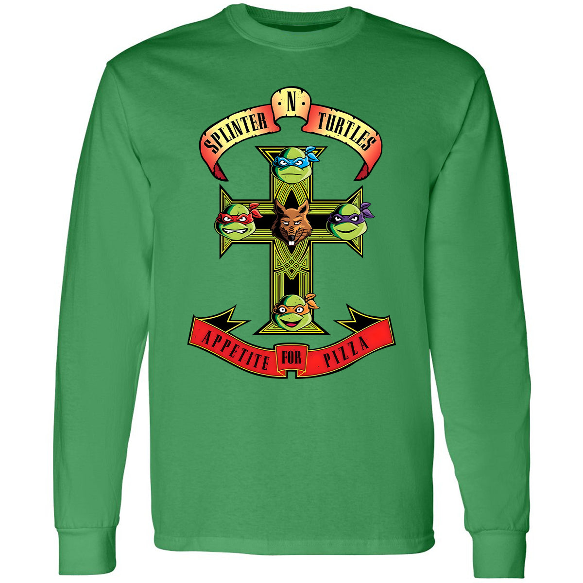 Long Sleeve T-Shirt - P5DT8JWJ - Irish Green - 10