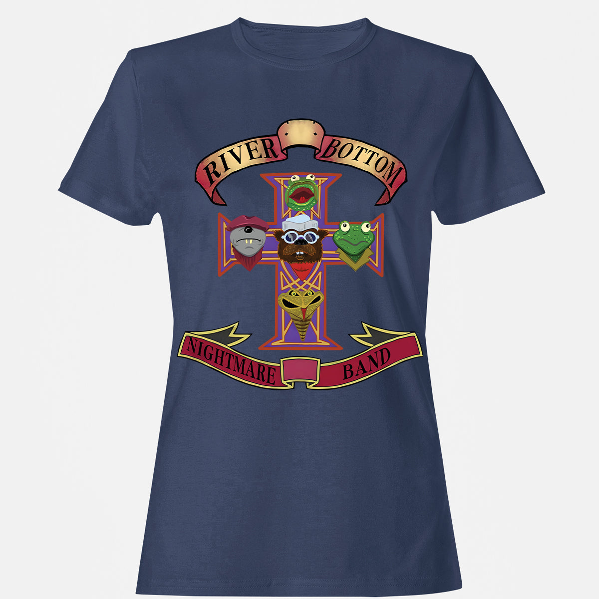 Women's T-shirt - Black - THANGFIXED (Copy) - Navy - 10