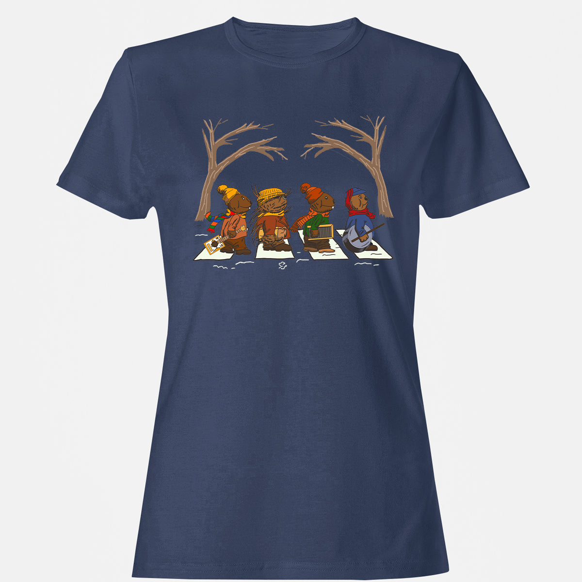 Women's T-shirt - 4PAANAEH - Navy - 10