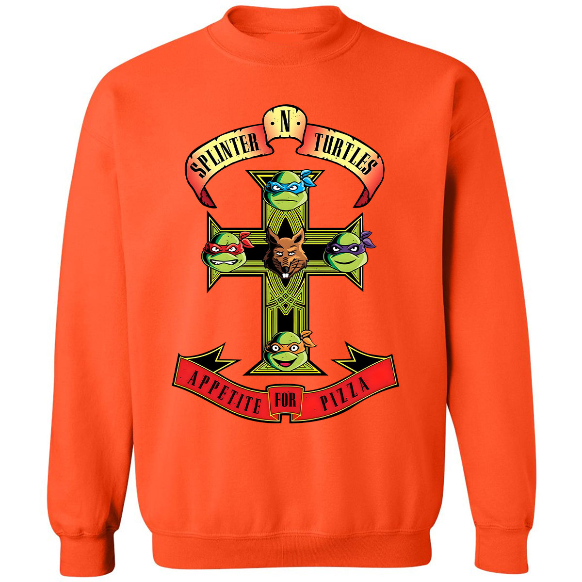 Classic Unisex Sweatshirt - EBAXKTPT - Orange - 10