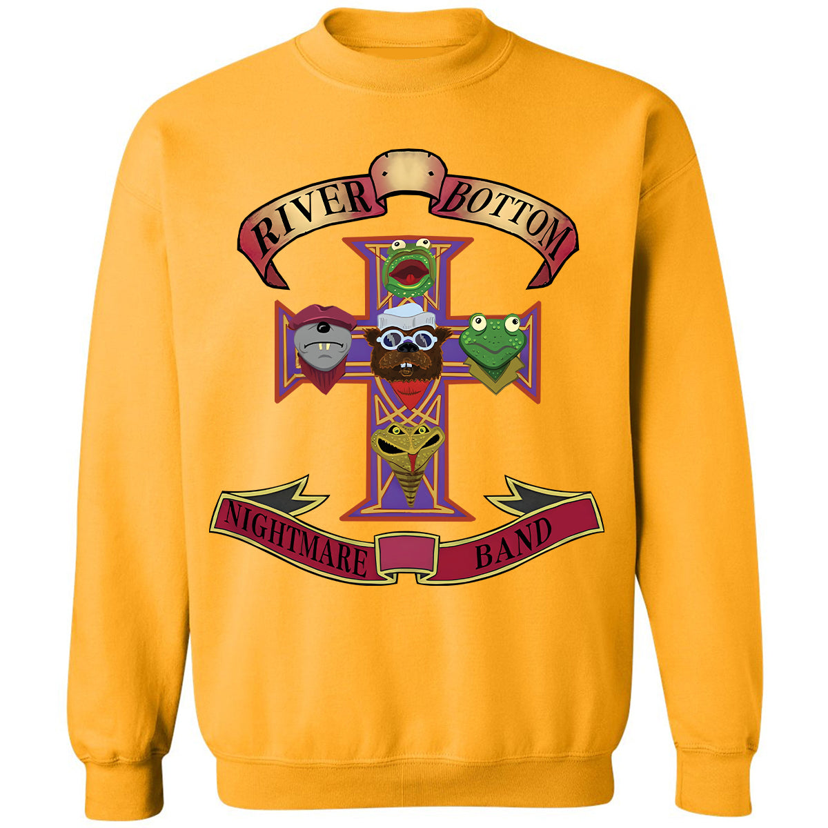 Classic Unisex Sweatshirt - Black - THANGFIXED (Copy) - Gold - 11