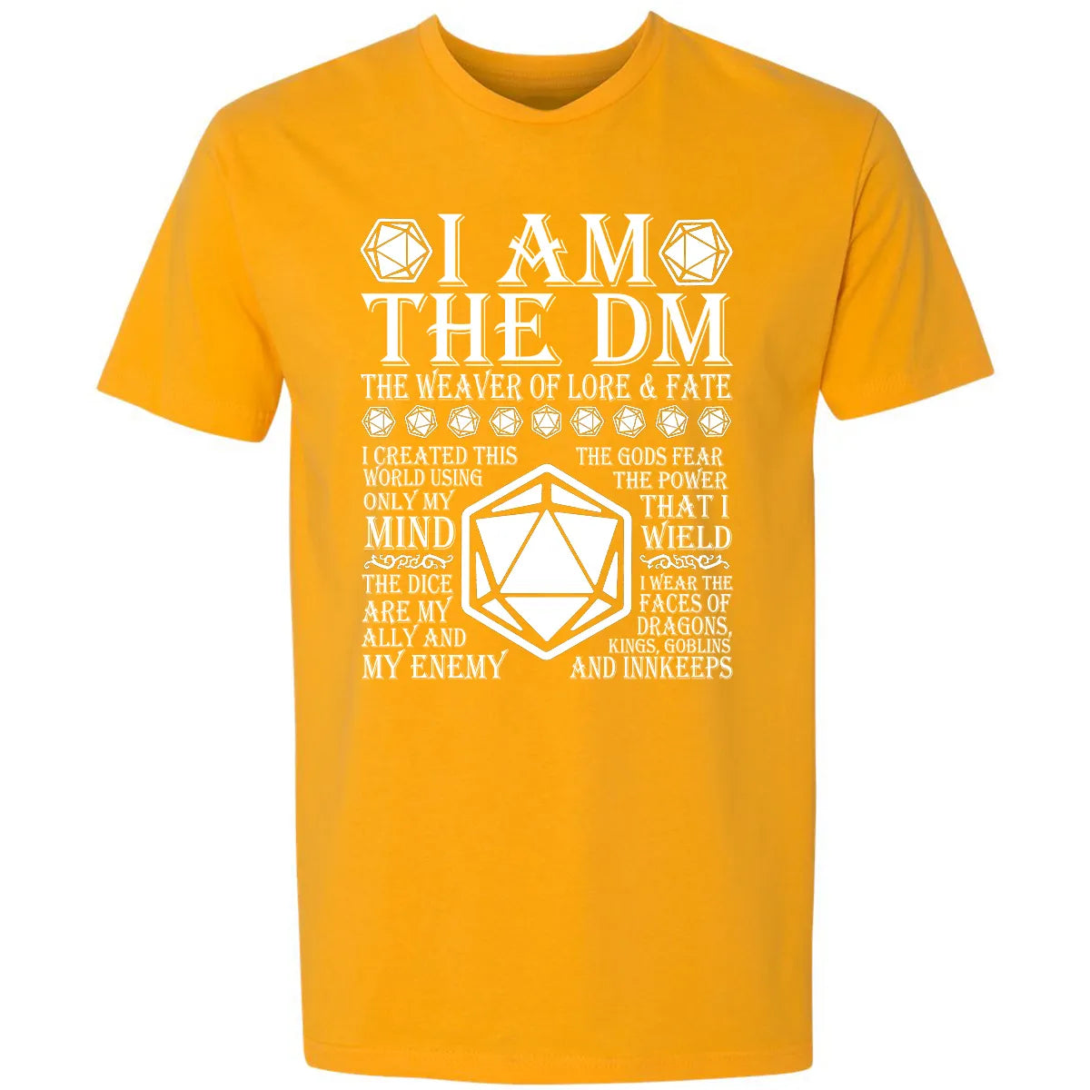 I Am The DM The Weaver Of Lore And Fate Premium Unisex T-shirt