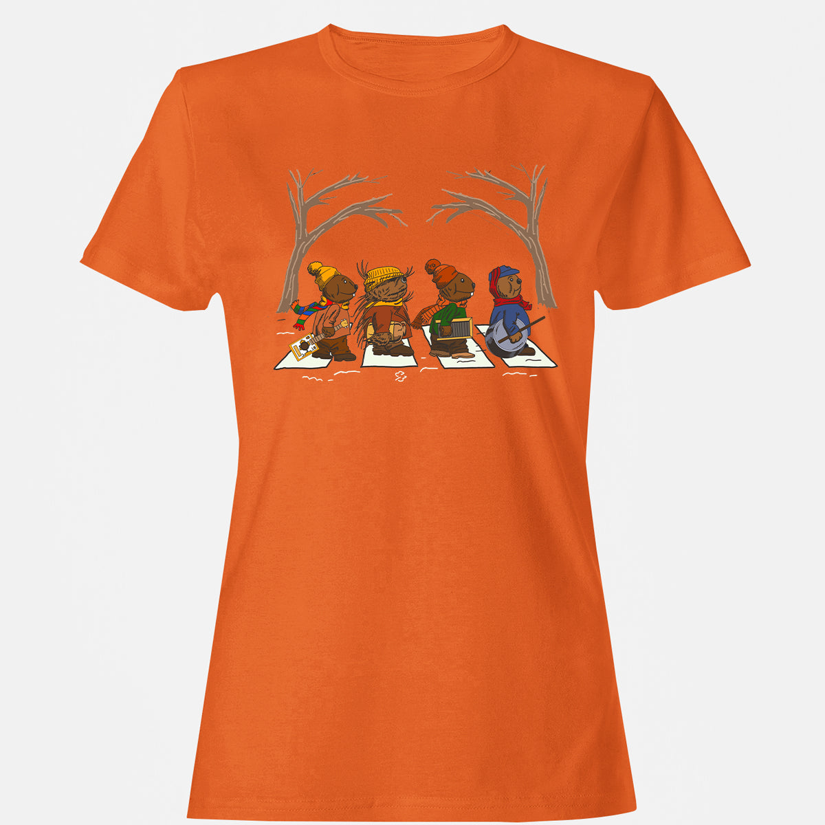 Women's T-shirt - 4PAANAEH - Orange - 11