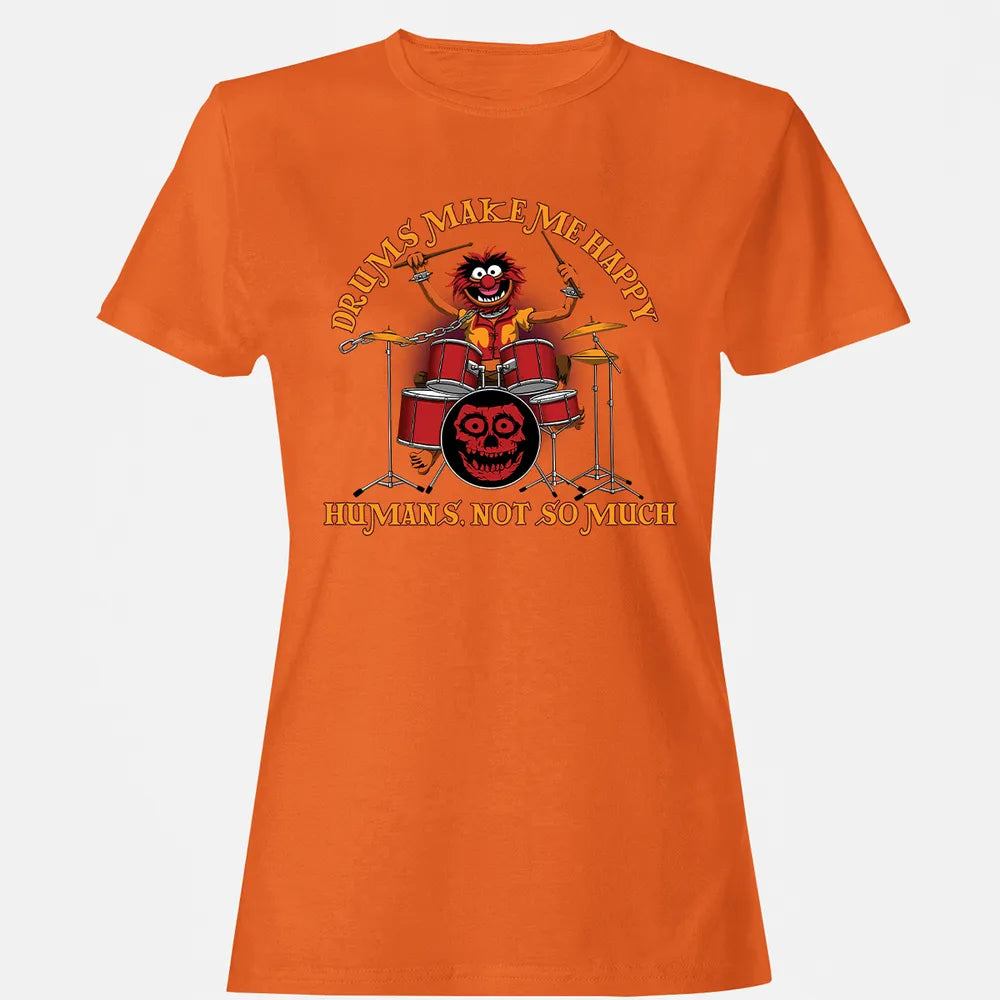 Drums Make Me Happy Women's T-shirt