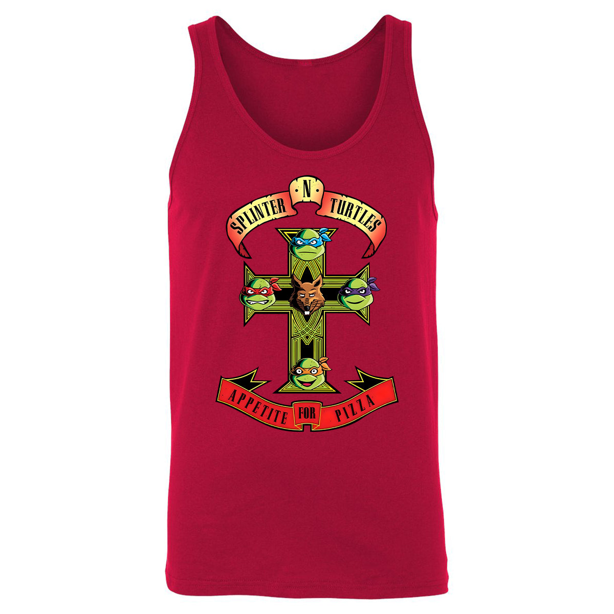 Unisex Jersey Tank - EDZQ4ETP - Red - 11