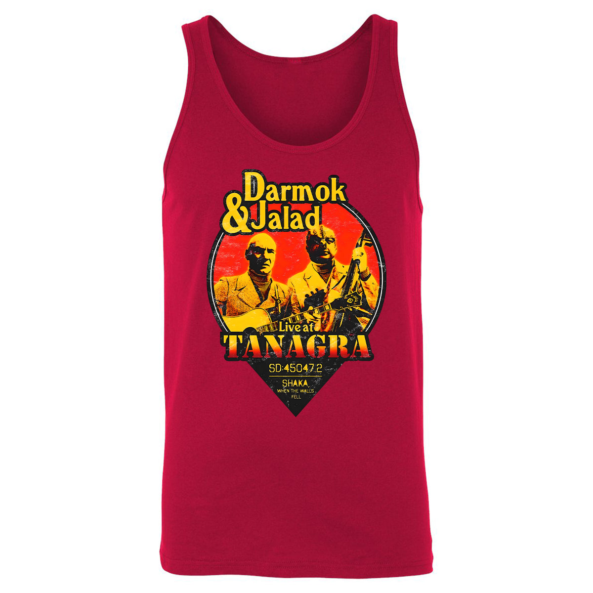 Unisex Jersey Tank - 7EN1RM1S - Red - 11