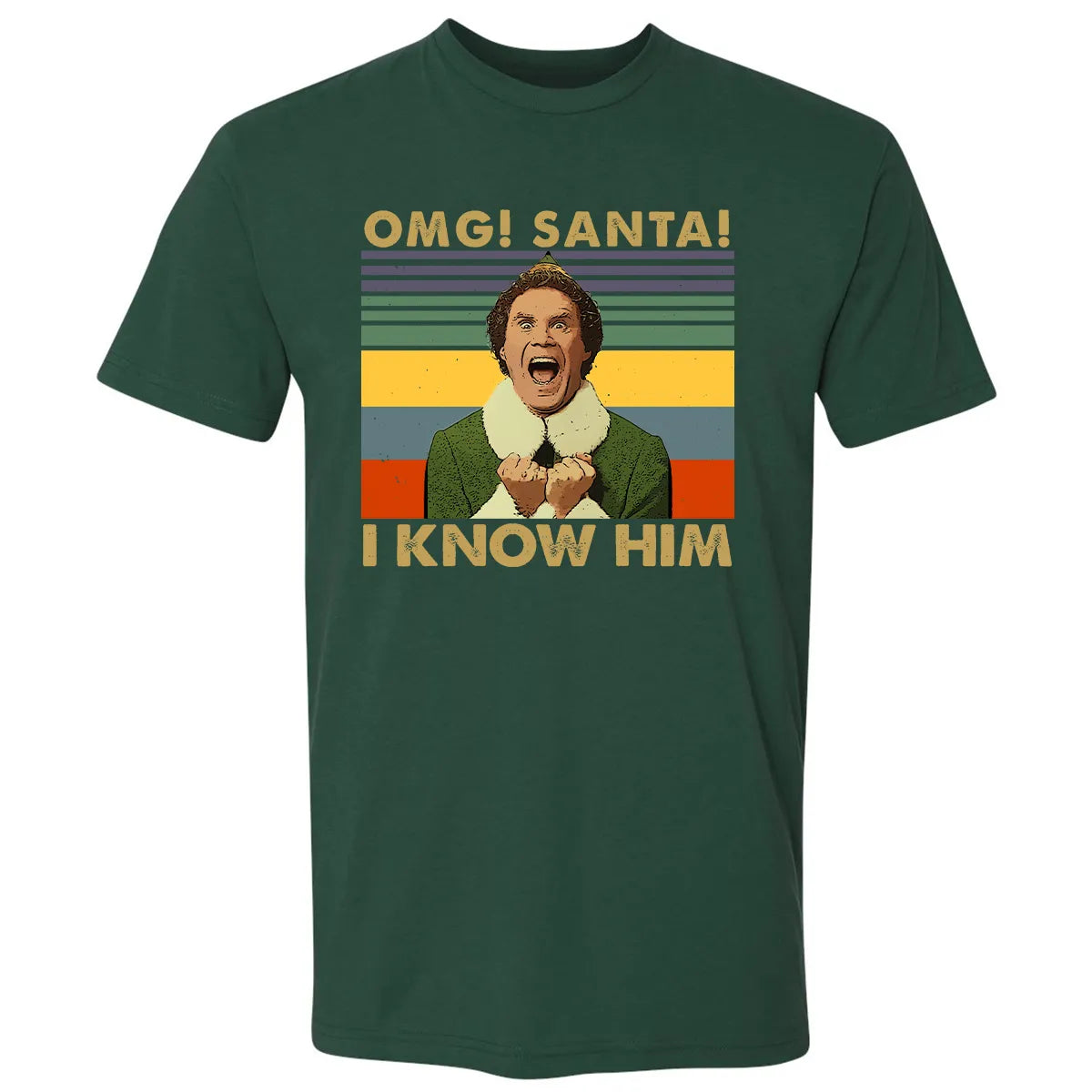 OMG Santa I Know Him Premium Unisex T-shirt