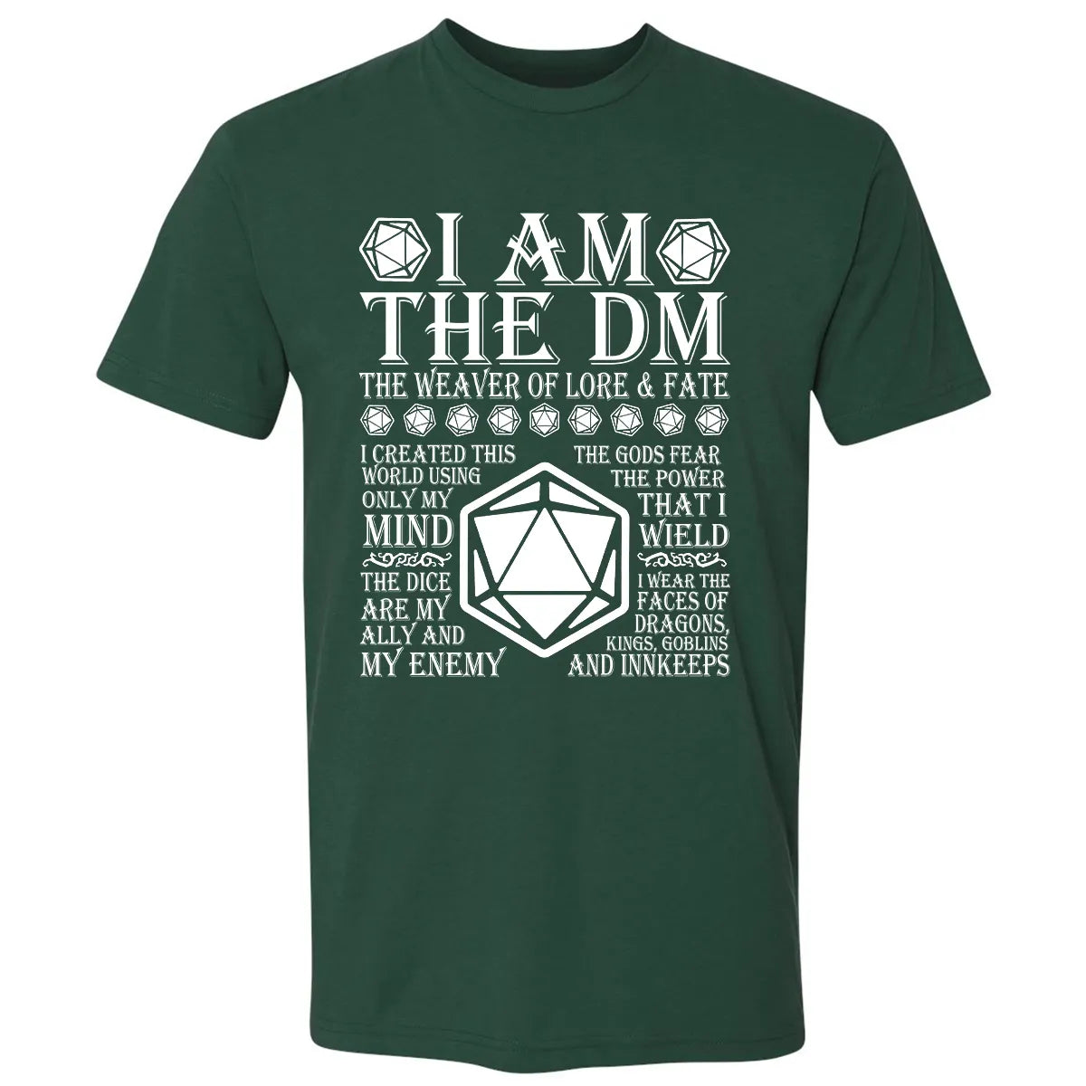 I Am The DM The Weaver Of Lore And Fate Premium Unisex T-shirt