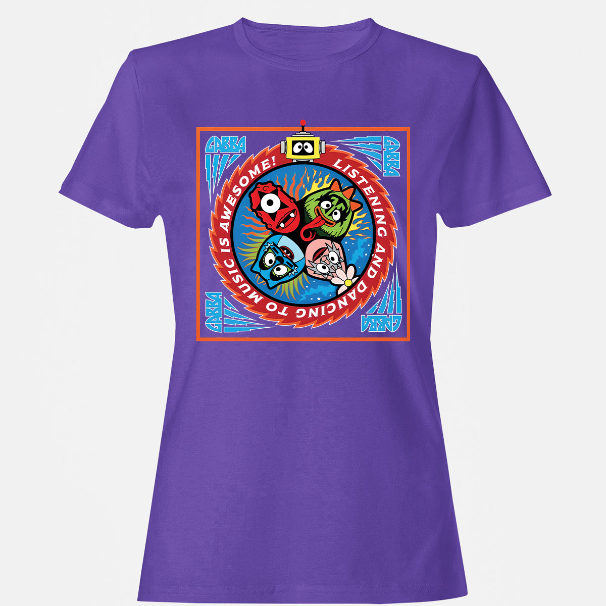 Listening and Dancing Yo Gabba Gabba! - Purple - 12