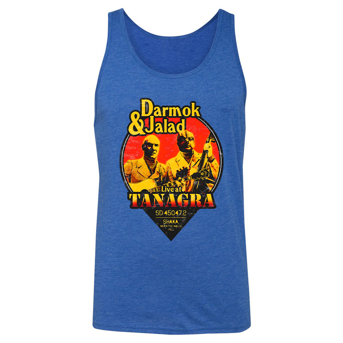 Unisex Jersey Tank - 7EN1RM1S - True Royal Triblend - 12
