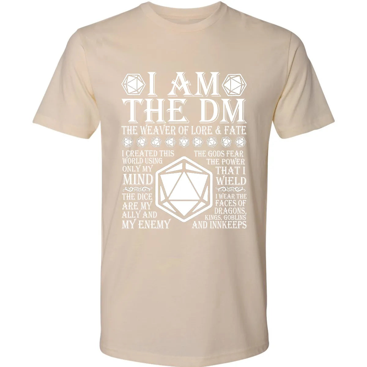 I Am The DM The Weaver Of Lore And Fate Premium Unisex T-shirt