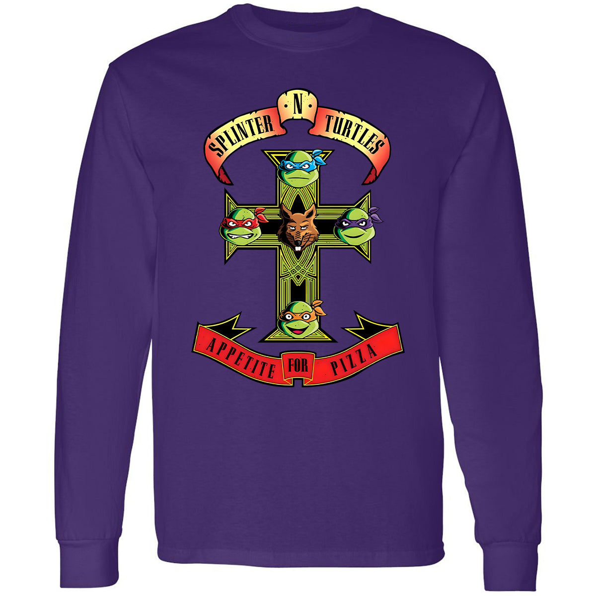 Long Sleeve T-Shirt - P5DT8JWJ - Purple - 13