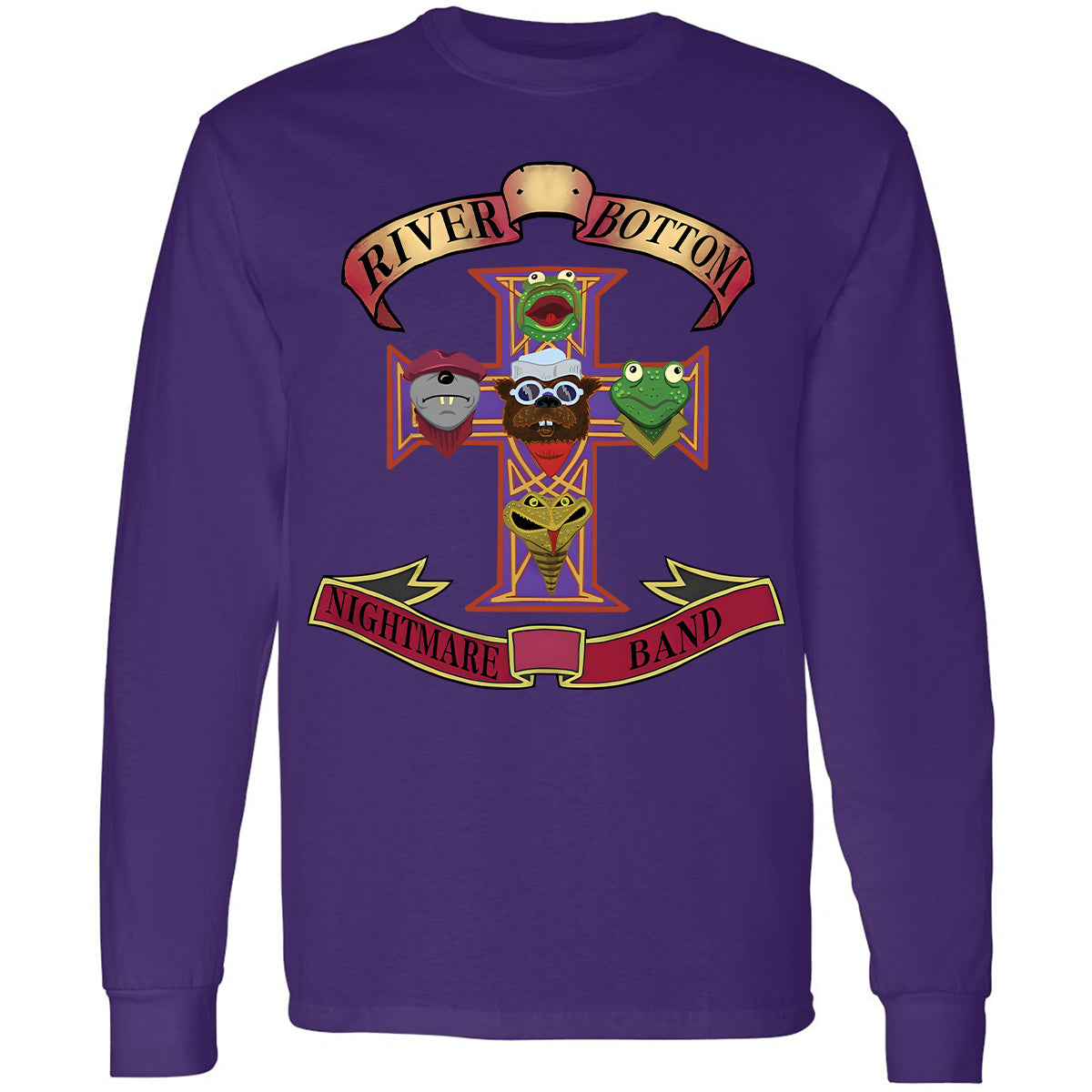 Long Sleeve T-Shirt - Black - THANGFIXED (Copy) - Purple - 13