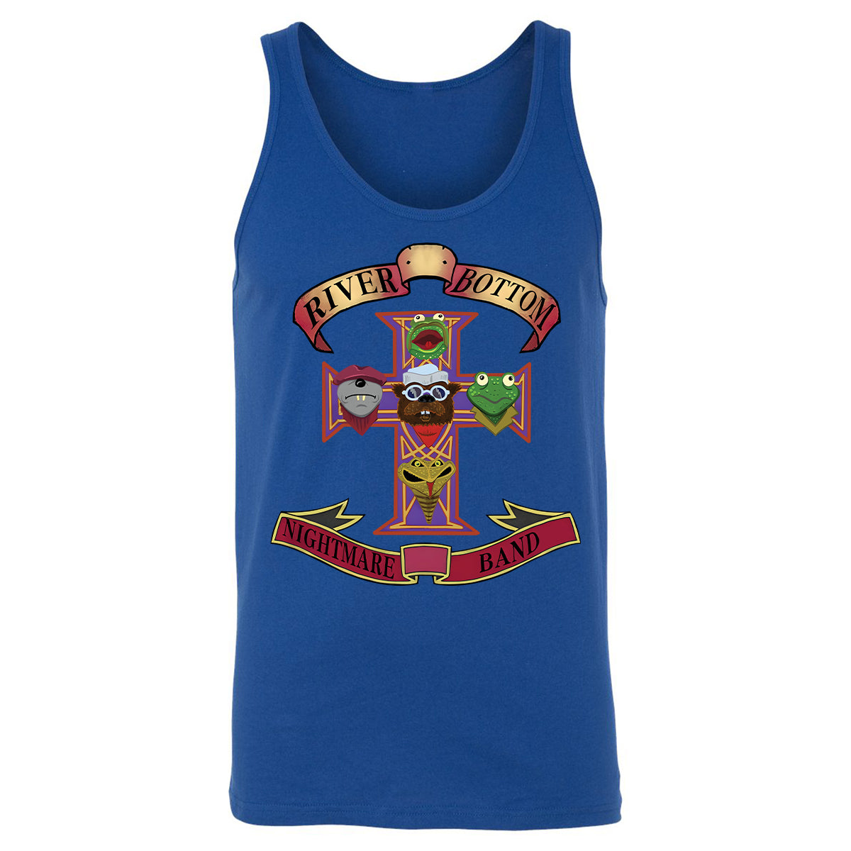 Unisex Jersey Tank - Black - THANGFIXED (Copy) - True Royal - 13