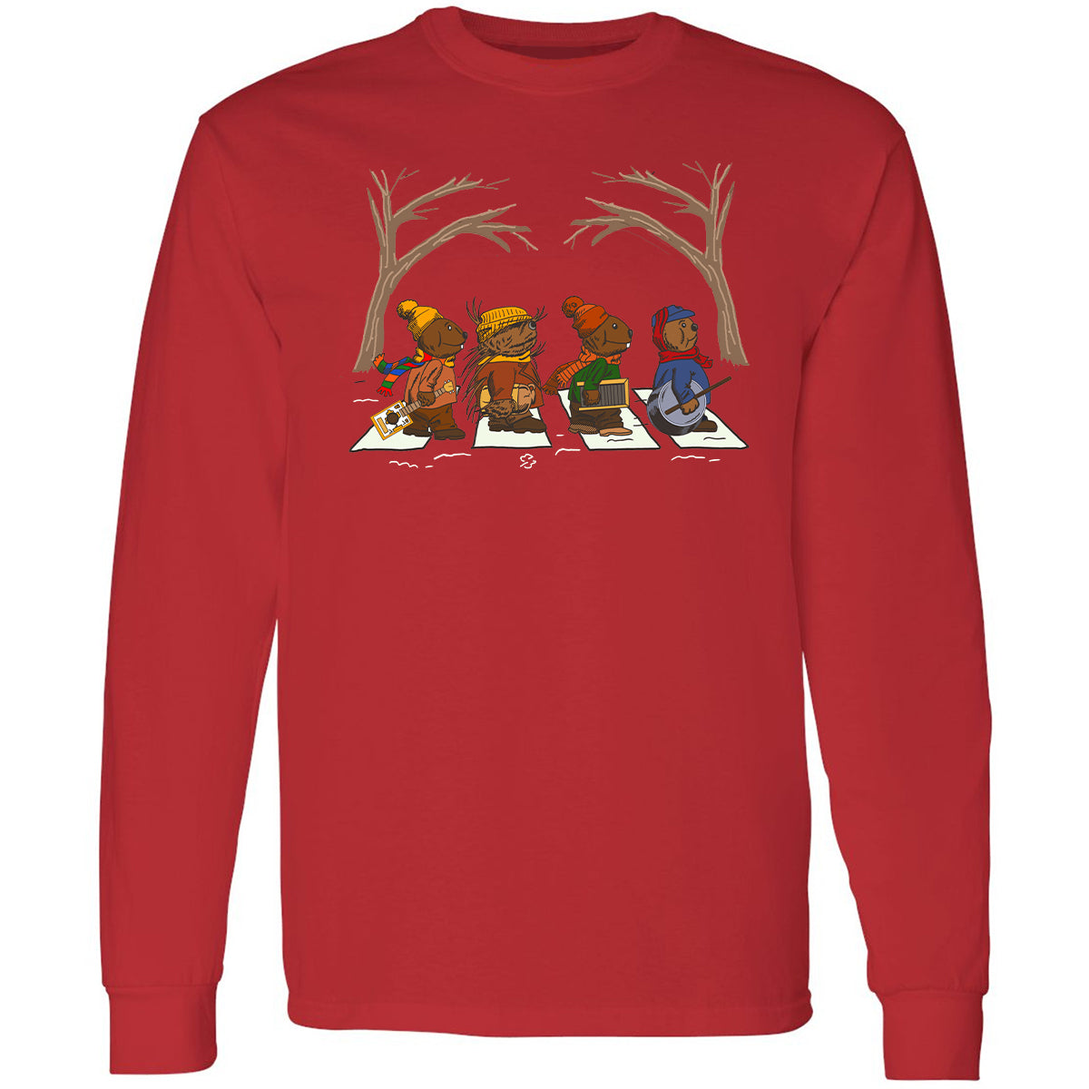 Long Sleeve T-Shirt - 9JSES1YR - Red - 14