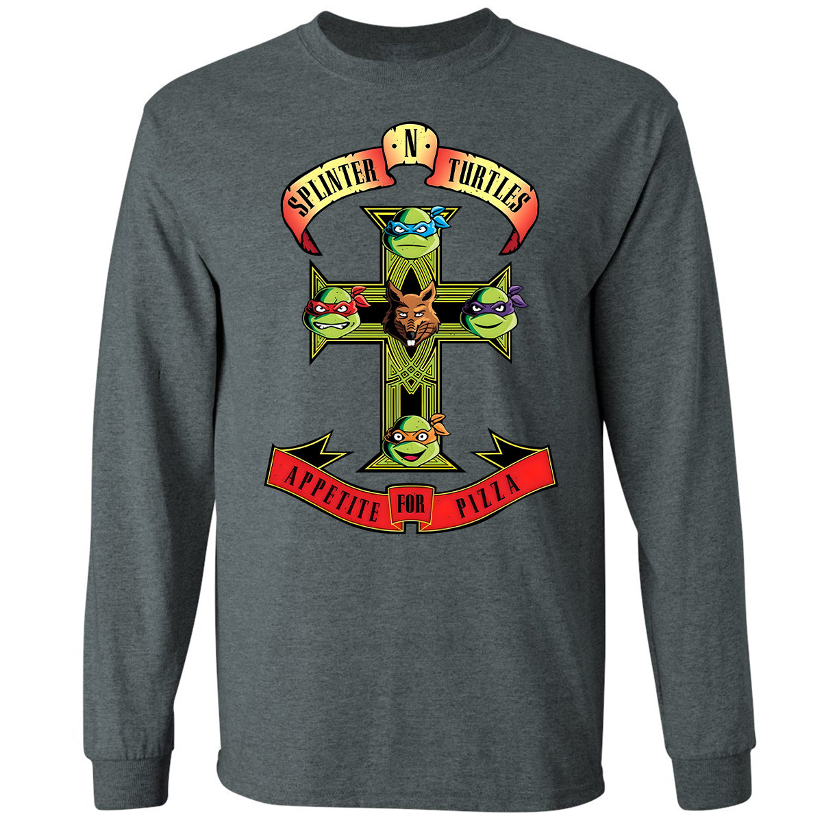 Long Sleeve T-Shirt - P5DT8JWJ - Dark Heather - 15