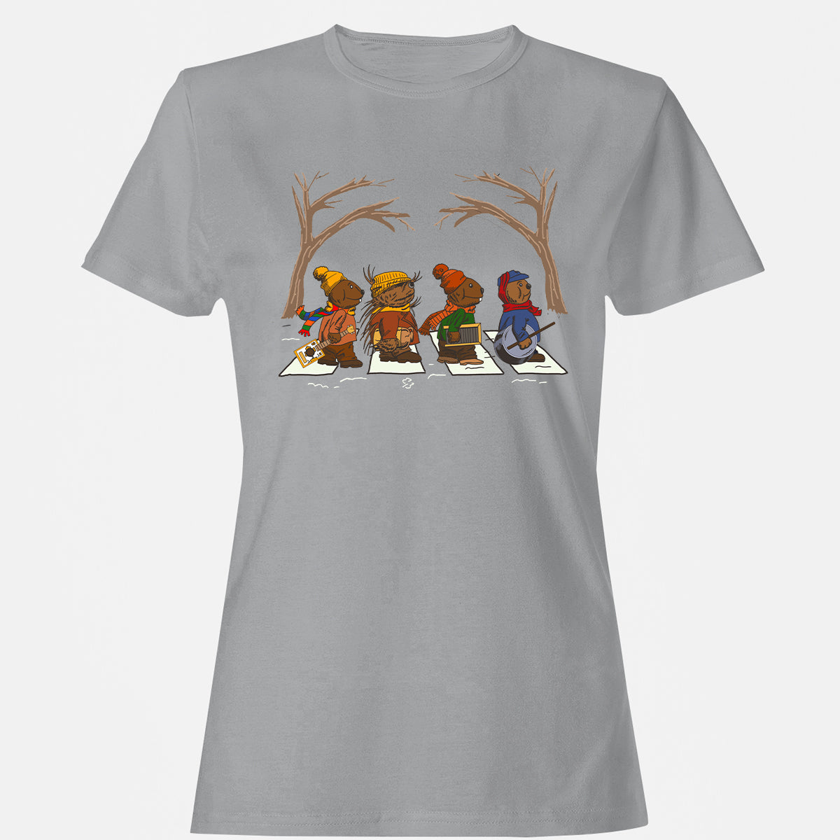 Women's T-shirt - 4PAANAEH - Sport Grey - 15