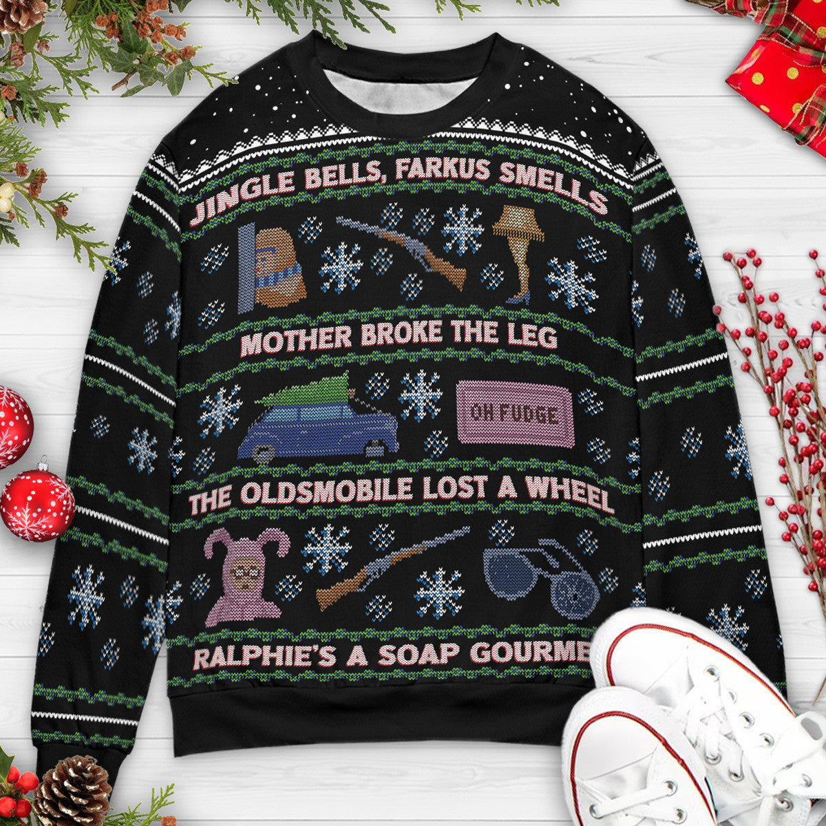 Ugly Christmas Sweatshirt - XJCAGQSH