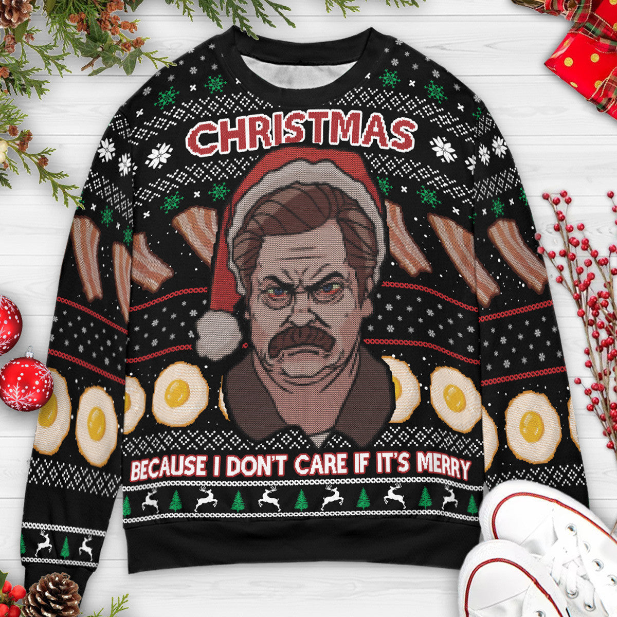 Ugly Christmas Sweatshirt - C1CMKAAG