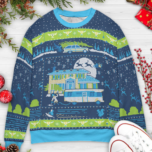 Ugly Christmas Sweatshirt - 9ABPU5F5