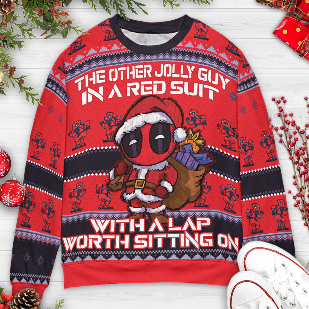Ugly Christmas Sweatshirt - 55S5P55W