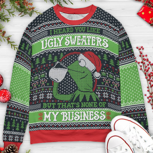 Ugly Christmas Sweatshirt - C51X5G9A