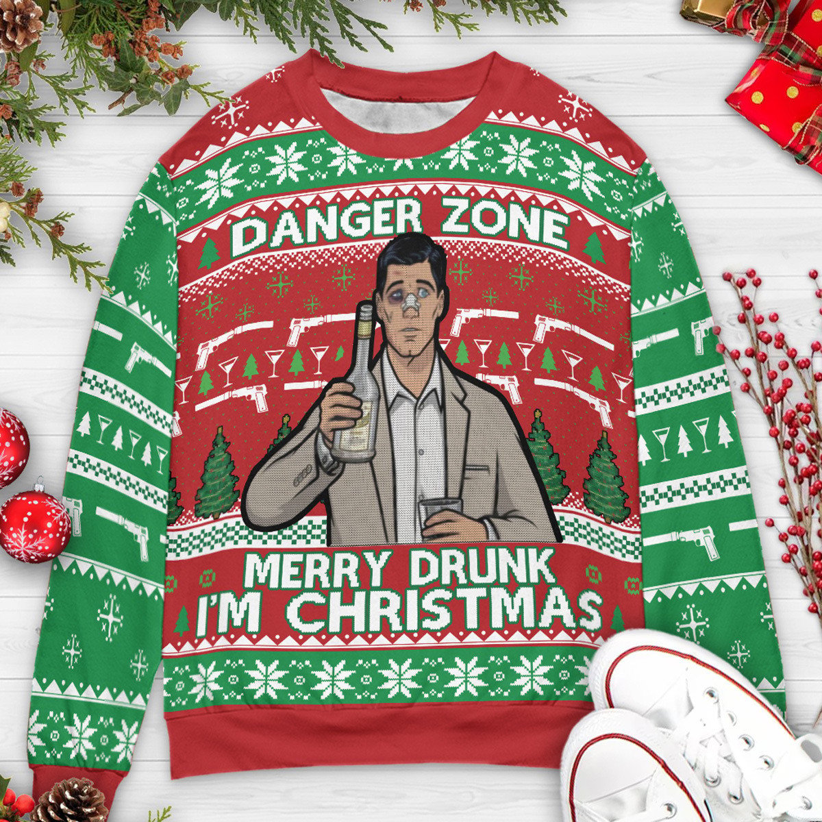 Ugly Christmas Sweatshirt - F24GEYTZ