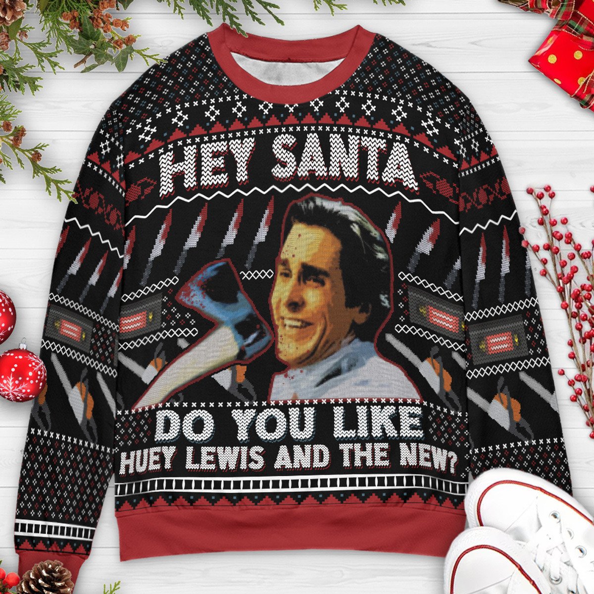 Ugly Christmas Sweatshirt - 45NE2AB3